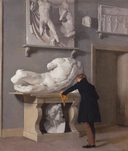 Part of the Casting Collections at Charlottenborg by Christen Schjellerup Købke